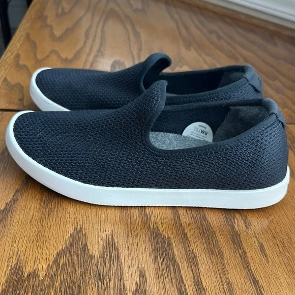 Allbirds women’s Tree Loungers Navy - Picture 4 of 7